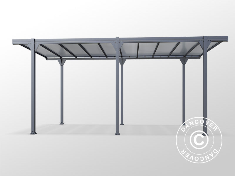 Carport XL, Hegoa 20, 3,17x7,19x3,17m, Antraciet