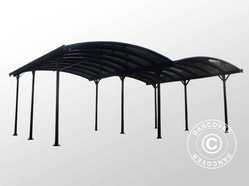 Double Carport Boston, 6x5,05x2,22m, Gris