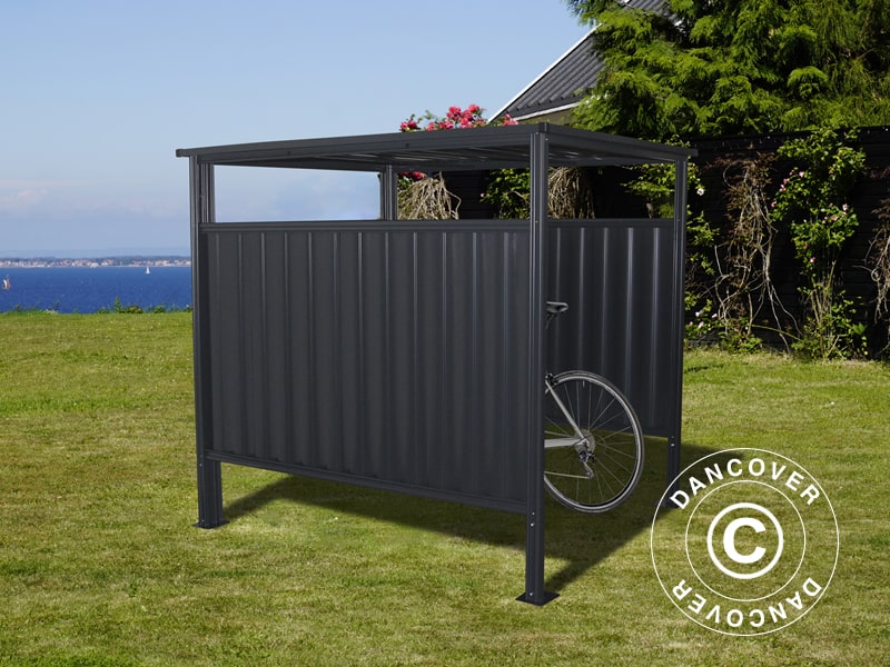 Bike shed 1.8x2.03x1.93 m, 3.65 m², Anthracite