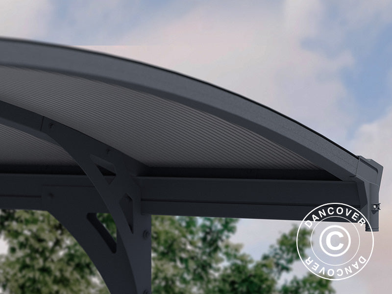 Autokatos Vitoria, Palram/Canopia, 2,91x5,01m, Harmaa