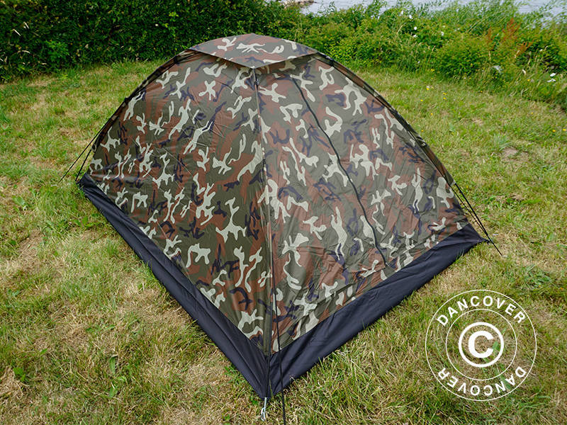 Camouflage-Zelt Woodland IGLU, 2 Personen.