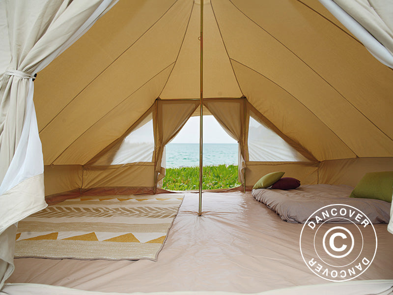 Tent for glamping, TentZing®, 4x5 m, 10 Persons, Sand