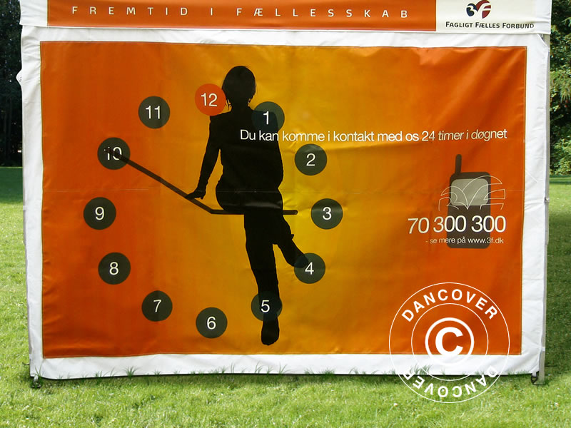 Printed sidewall 4 m for FleXtents PRO