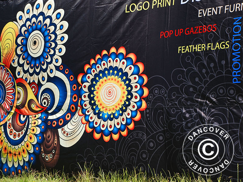 Flext. 4,5m(3x4,5)Sidewall Custom Digital Printing