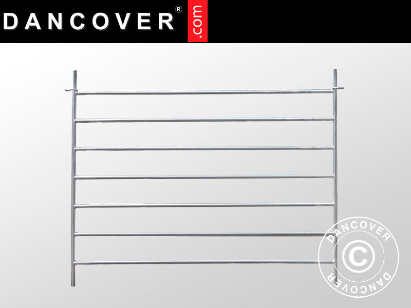 Loomaaediku laiendus, 1,5x1,22m, 2 tk., Hõbedane