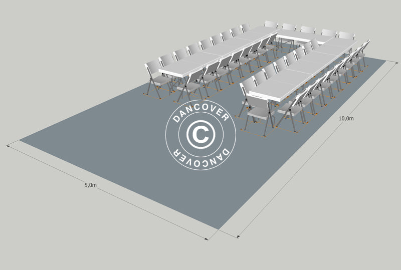 Grīdas segums PRO 50 m²,  Antracīts