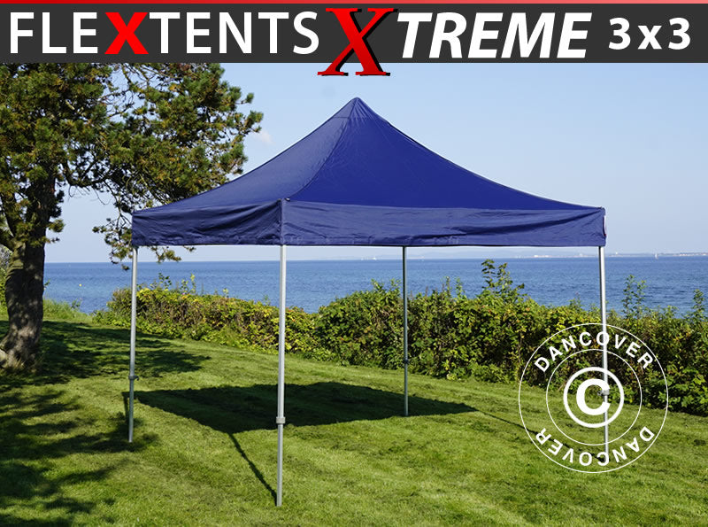 Faltzelt FleXtents Xtreme 50 3x3m Dunkeblau