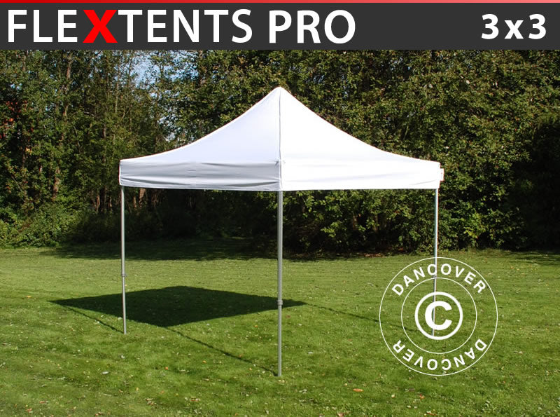 Brzo sklopivi paviljon FleXtents PRO 3x3m Bijela