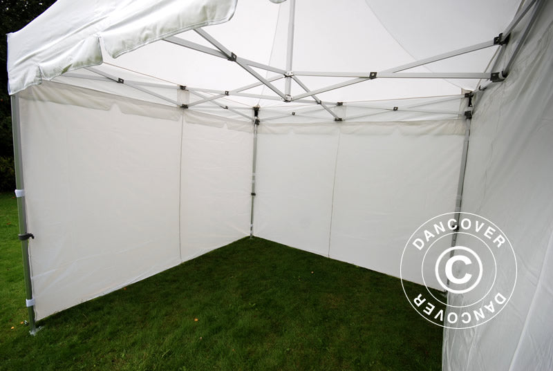 Pop Up aiatelk FleXtents PRO Peak Pagoda 3x3m Valge, kaasas 4 külgseina