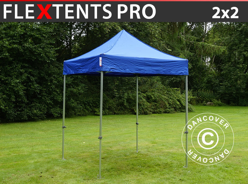 Saliekamā nojume FleXtents PRO 2x2m Zils