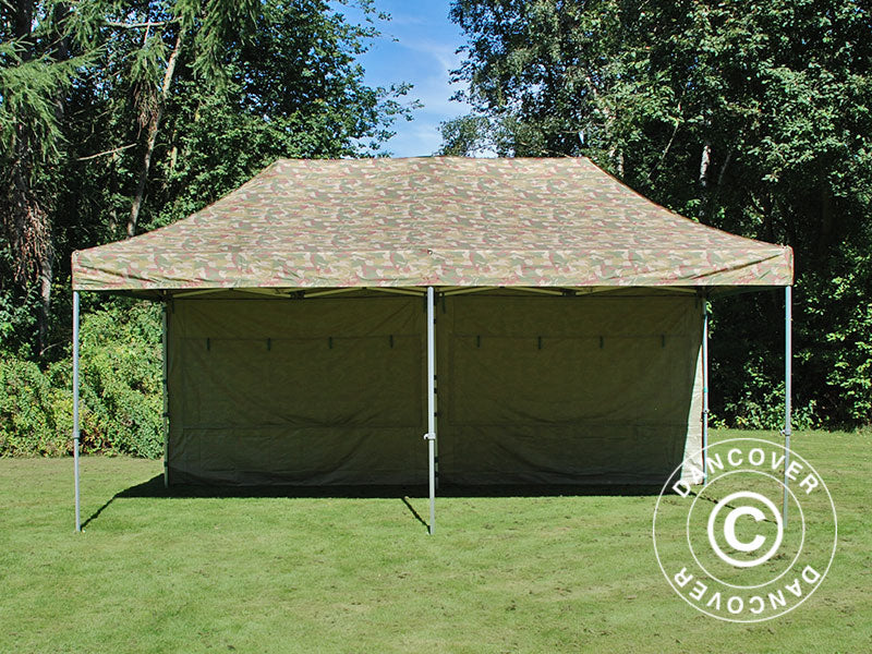 Flext. Pro 3x6m Camouflage Top+Frame+Sidewalls GL