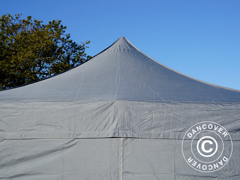 Pop up gazebo FleXtents PRO 3x6 m Grey, incl. 6 sidewalls