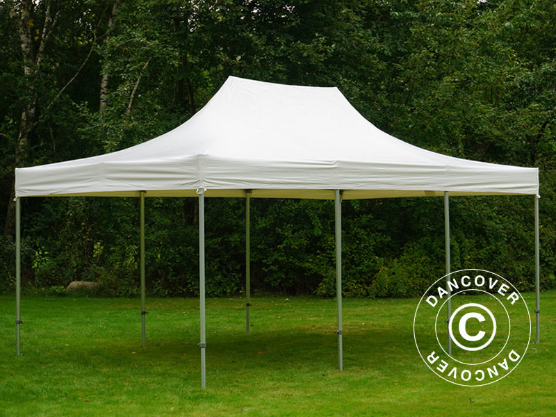 Tente Pliante FleXtents Xtreme 50 Heavy Duty 4x6m Blanc, avec 8 cotés