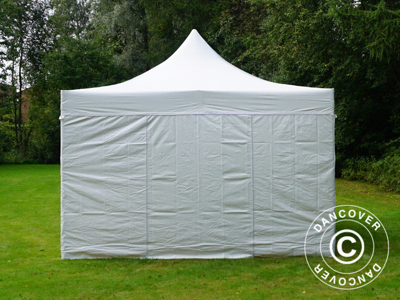 Tente Pliante FleXtents Xtreme 50 Heavy Duty 4x6m Blanc, avec 8 cotés