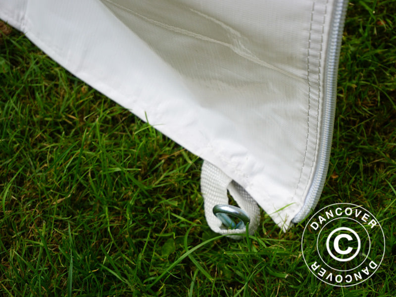 Tente Pliante FleXtents Xtreme 50 Heavy Duty 4x6m Blanc, avec 8 cotés