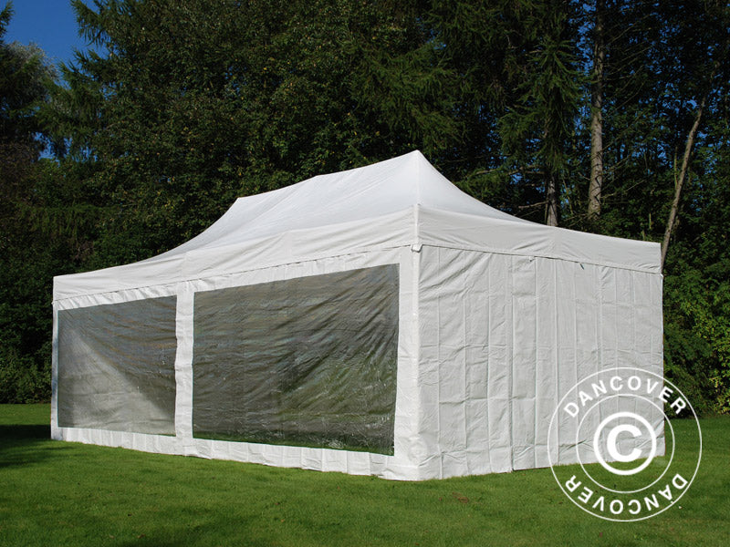 Pikateltta FleXtents Xtreme 50 Heavy Duty 4x8m Valkoinen, 6 sivuseinät