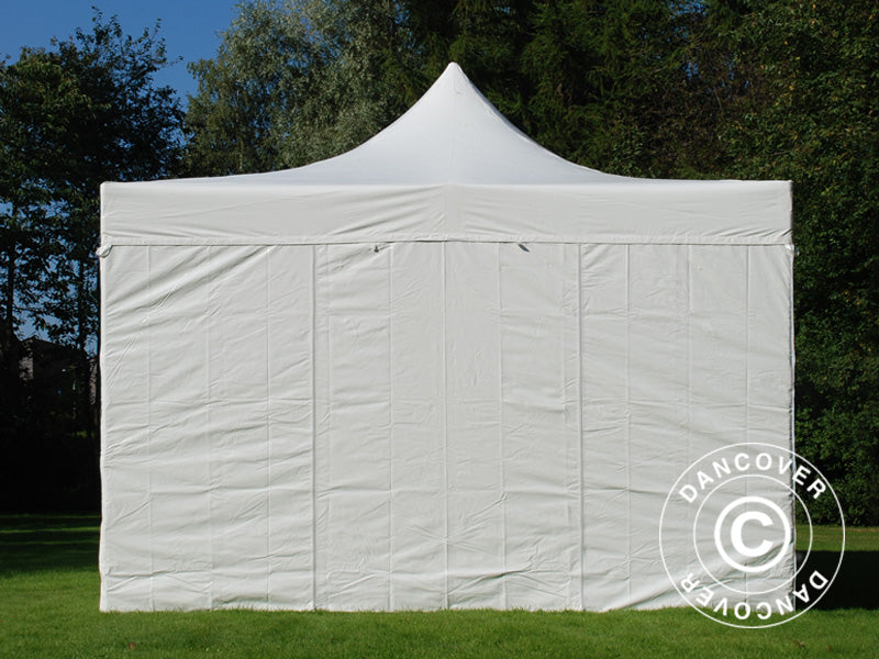 Pikateltta FleXtents Xtreme 50 Heavy Duty 4x8m Valkoinen, 6 sivuseinät