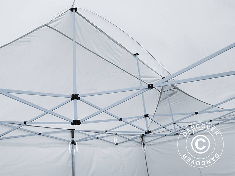 Pop up gazebo FleXtents PRO 3x6 m White, incl. 6 sidewalls