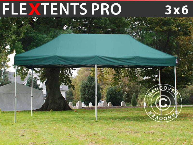 Pop up gazebo FleXtents PRO 3x6 m Green