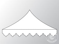 Roof cover "Morocco" for Pop up gazebo FleXtents 3x6 m, White