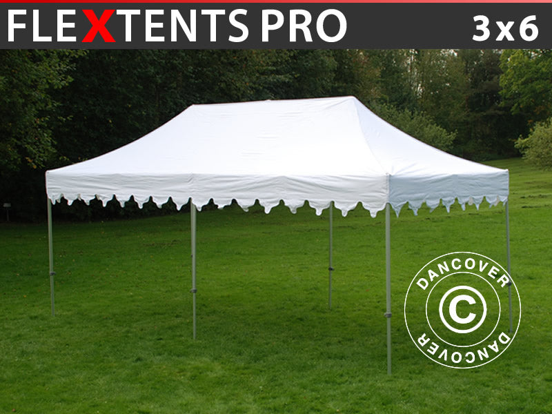 Faltzelt FleXtents PRO "Morocco" 3x6m Weiß