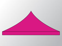 Cobertura de teto para Tenda Dobrável FleXtents 3x3m, Rosa