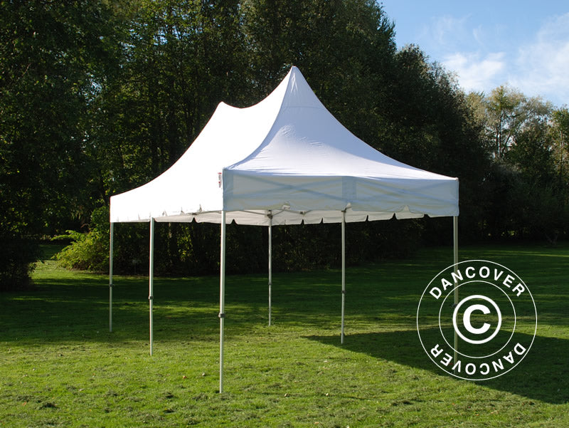 Faltzelt FleXtents PRO Peak Pagoda 3x6m Weiß