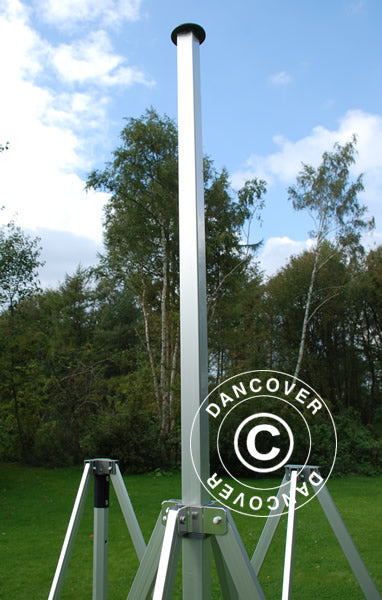 Vouwtent FleXtents PRO Peak Pagoda 3x6m Wit, Incl. 6 zijwanden