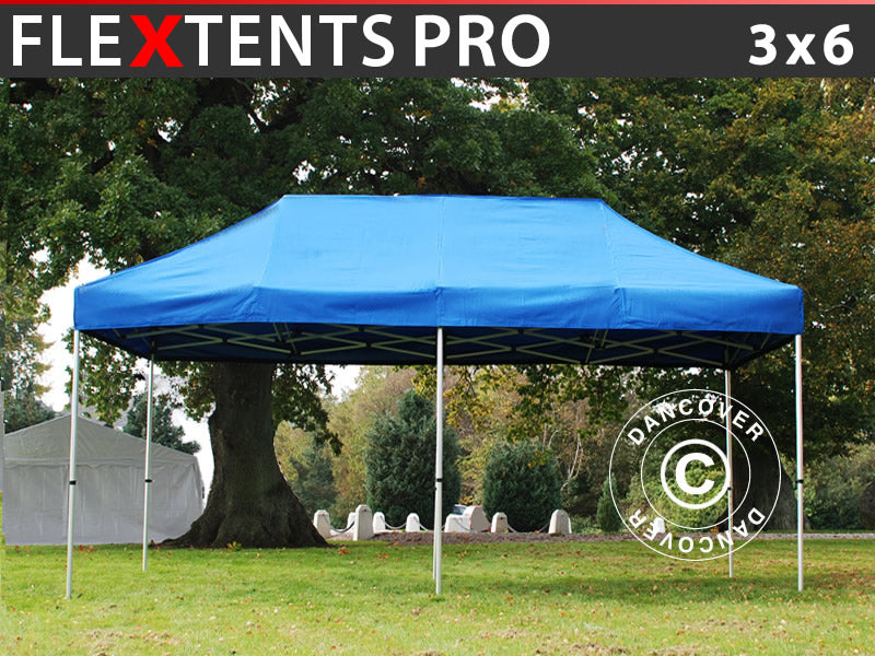 Prekybinė palapinė FleXtents PRO 3x6m Mėlyna