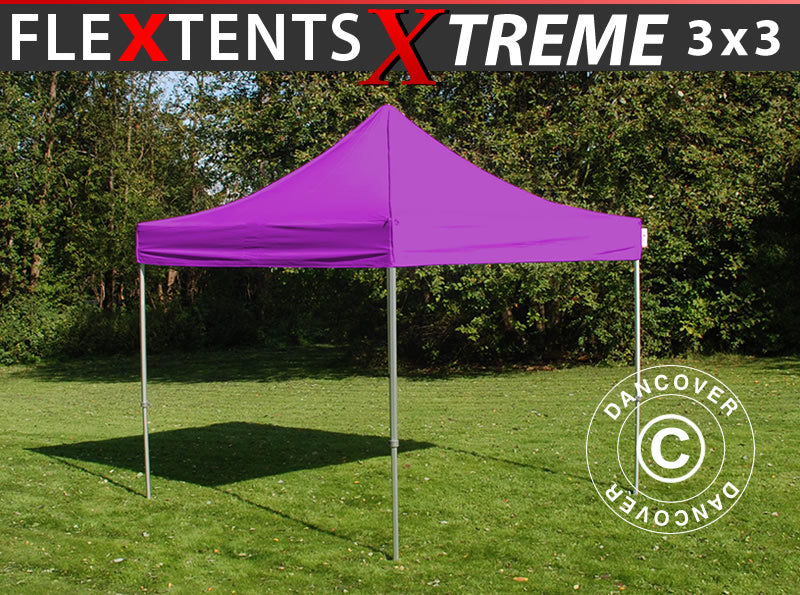 Faltzelt FleXtents Xtreme 50 3x3m Lila