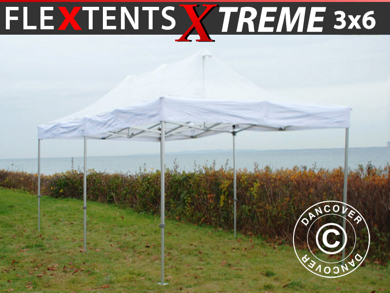 Prekybinė palapinė FleXtents Xtreme 50 3x6m Permatoma