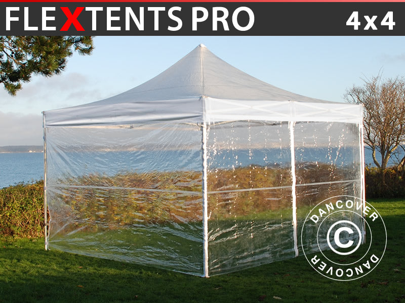 Pop up aiatelk FleXtents PRO 4x4m Selge, kaasas 4 külgseinad