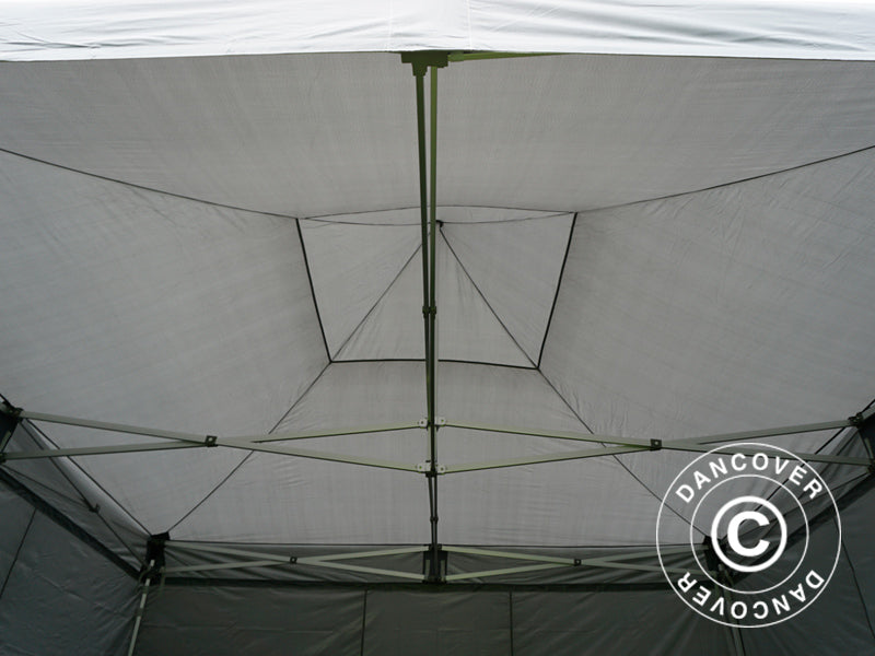 Pop up gazebo FleXtents PRO 4x4 m Grey, incl. 4 sidewalls