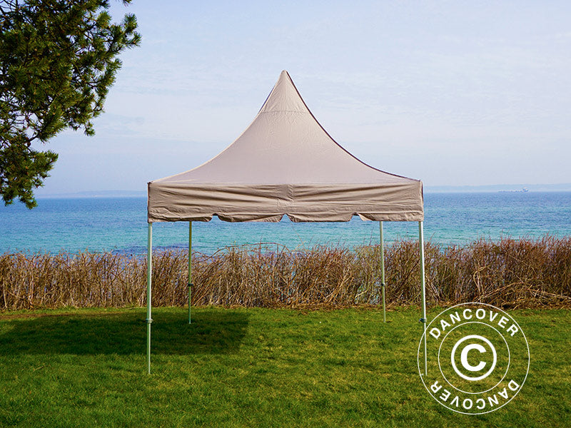 Saliekamā nojume FleXtents PRO Peak Pagoda 3x3m Latte