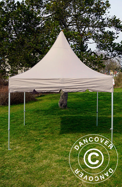 Pop up gazebo FleXtents PRO Peak Pagoda 3x3 m Latte