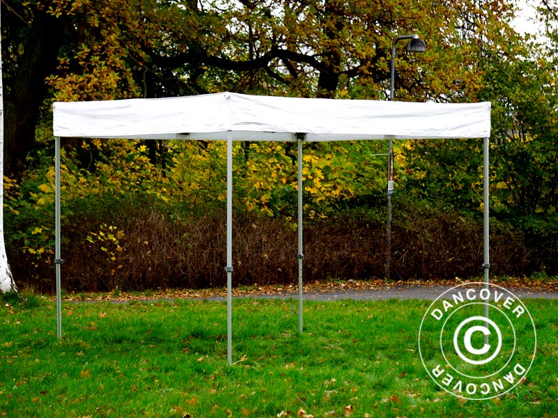 Gazebo rapido FleXtents® PRO Exhibition 3x3m, Bianco, Ritardante di Fiamma