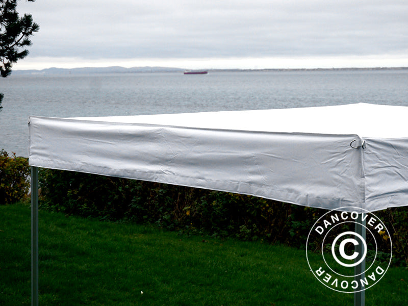 Gazebo rapido FleXtents® Xtreme 50 Exhibition 3x3m, Bianco, Ritardante di Fiamma