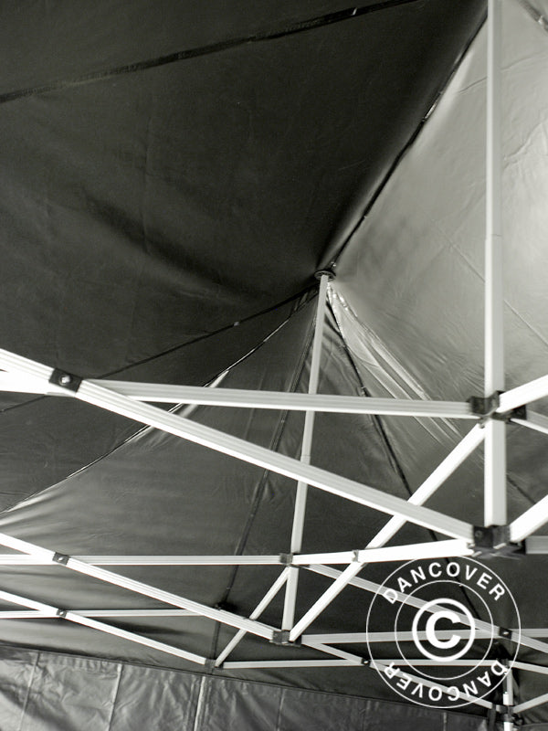 Pop up aiatelk FleXtents PRO 3x6m Must, Tuld Tõkestav, kaasas 6 külgseinad