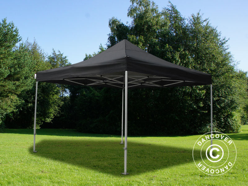 Carpa plegable FleXtents Xtreme 50 4x4m Negro, Ignífuga