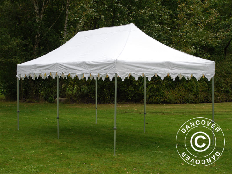 Faltzelt FleXtents PRO "Raj" 3x6m Weiß/Gold