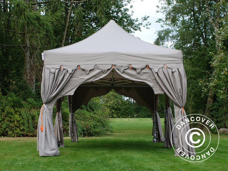 Faltzelt FleXtents PRO "Raj" 3x6m Latte/Orange