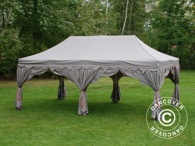 Saliekamā nojume FleXtents PRO "Raj" 3x6m Latte/Oranžs