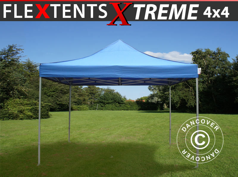 Saliekamā nojume FleXtents Xtreme 60 4x4m Zils