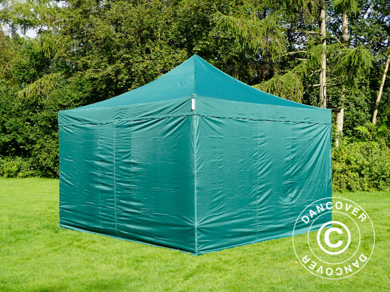 Tenda Dobrável FleXtents Xtreme 60 4x4m Verde, incl. 4 paredes laterais