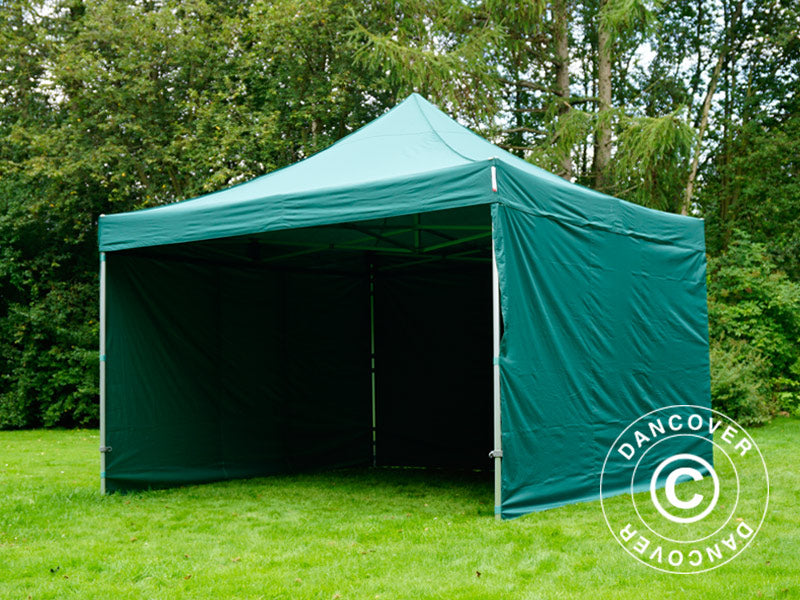 Tenda Dobrável FleXtents Xtreme 60 4x4m Verde, incl. 4 paredes laterais