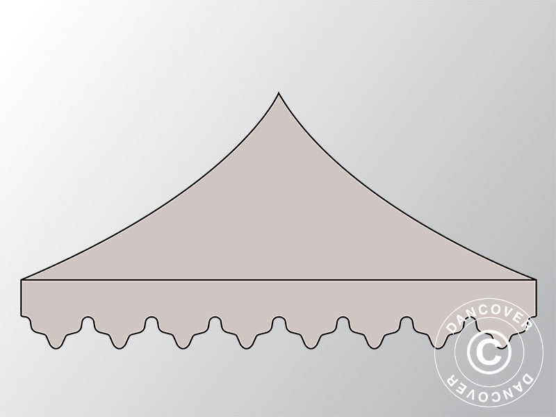 Copertura del tetto "Morocco" per il Gazebo pieghevole FleXtents 4x6m, Latte