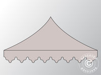 Cobertura de teto "Morocco" para Tenda Dobrável FleXtents 4x8m, Latte