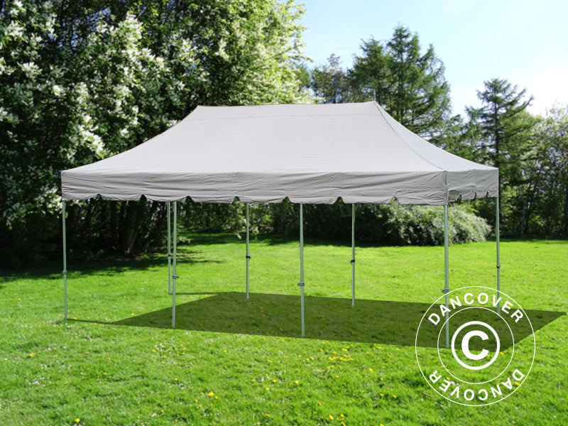 Saliekamā nojume FleXtents PRO "Peaked" 4x6m Latte