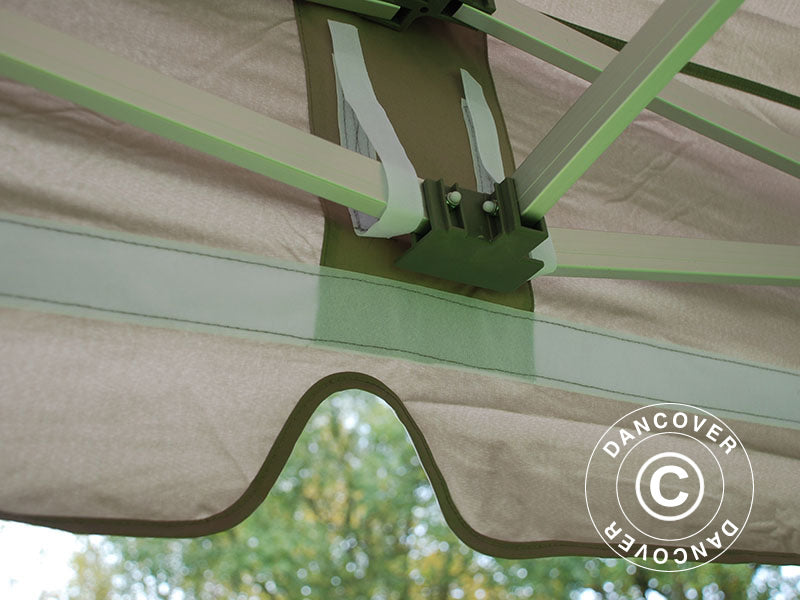 Vouwtent FleXtents PRO "Peaked" 4x6m Latte