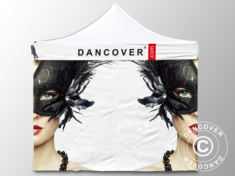 Flext. Xtr 4x4m White Top & Frame+swk+CusDPrint